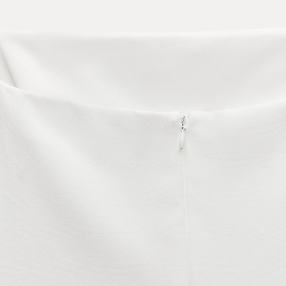 NWT Zara white mini dress with rhinestones - Picture 5 of 10